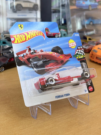 Hot Wheels Ferrari F2004 | 2026 HW Starting Grid 10/10 Mainline Short Card
