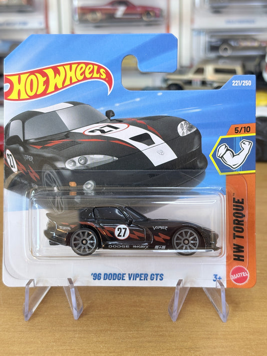 Hot Wheels '96 Dodge Viper GTS | 2026 HW Torque 5/10 Mainline Short Card