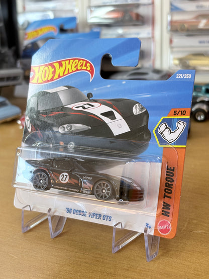 Hot Wheels '96 Dodge Viper GTS | 2026 HW Torque 5/10 Mainline Short Card