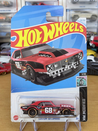 Hot Wheels Custom 68 Camaro | 2024 Modified 7/10 (RED)