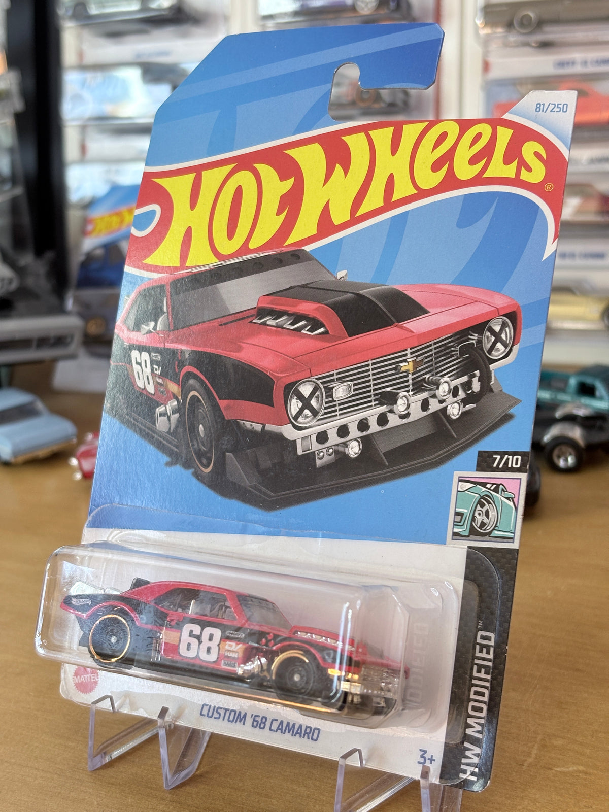 Hot Wheels Custom 68 Camaro | 2024 Modified 7/10 (RED)