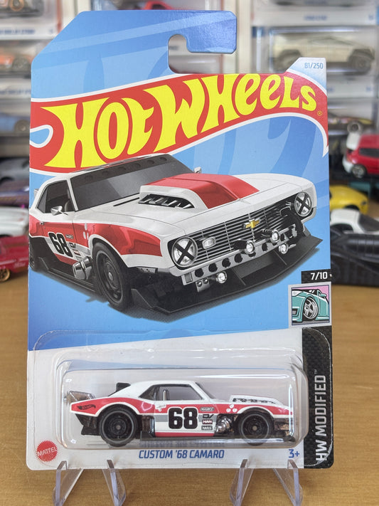 Hot Wheels Custom 68 Camaro | 2024 Modified 7/10 (WHITE)