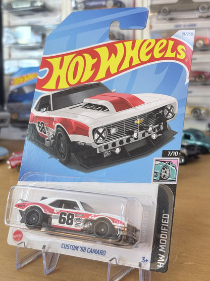 Hot Wheels Custom 68 Camaro | 2024 Modified 7/10 (WHITE)