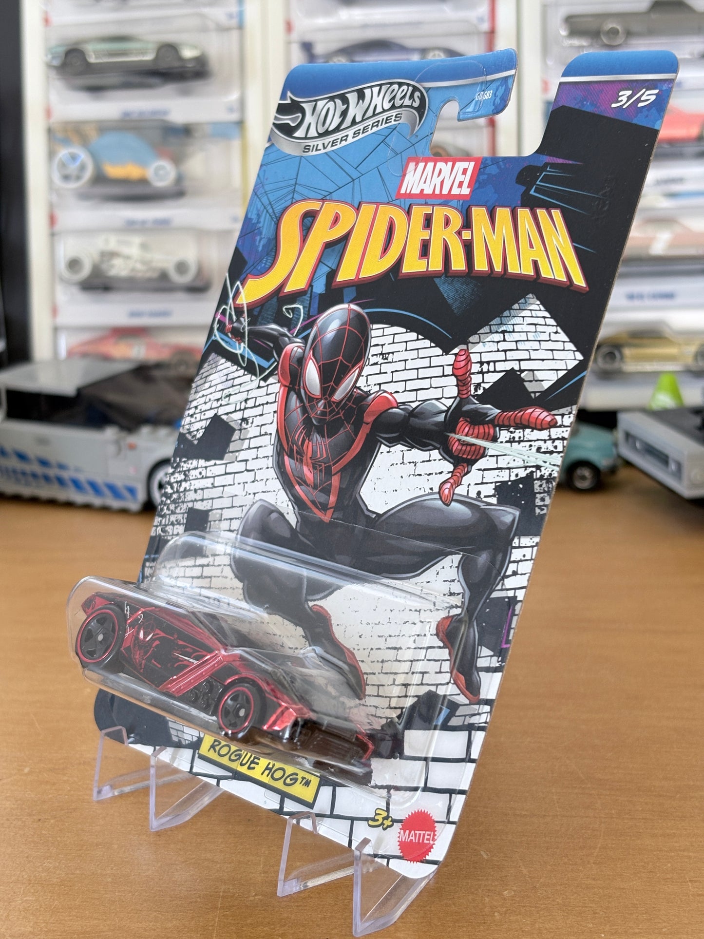 Hot Wheels Silver Series | Road Hog | 2025 Marvel Spider-Man 3/5