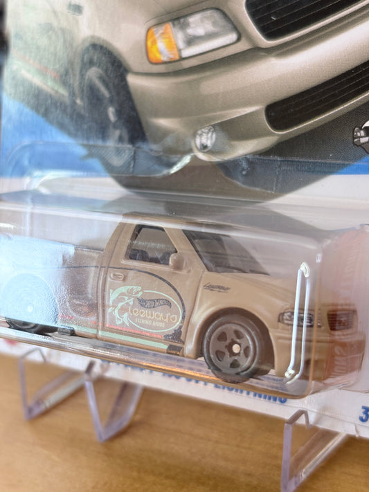 Hot Wheels '99 Ford F-150 SVT Lightning | 2025 HW Hot Trucks 7/10 Mainline (Beige)