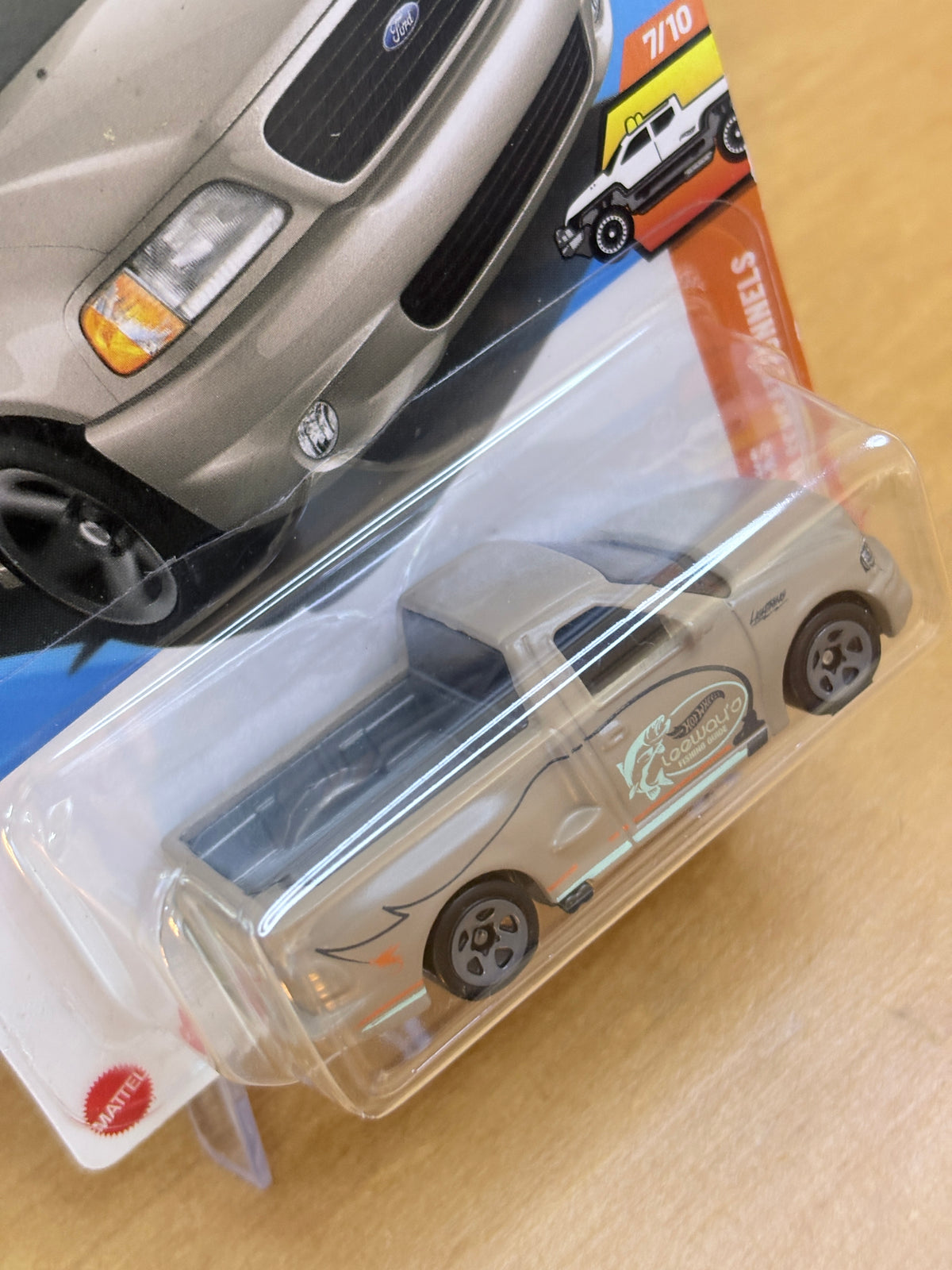 Hot Wheels '99 Ford F-150 SVT Lightning | 2025 HW Hot Trucks 7/10 Mainline (Beige)