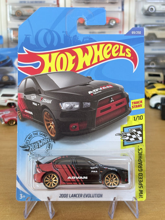 Hot Wheels 2008 Lancer Evolution | 2020 HW Speed Graphics 1/10 Mainline