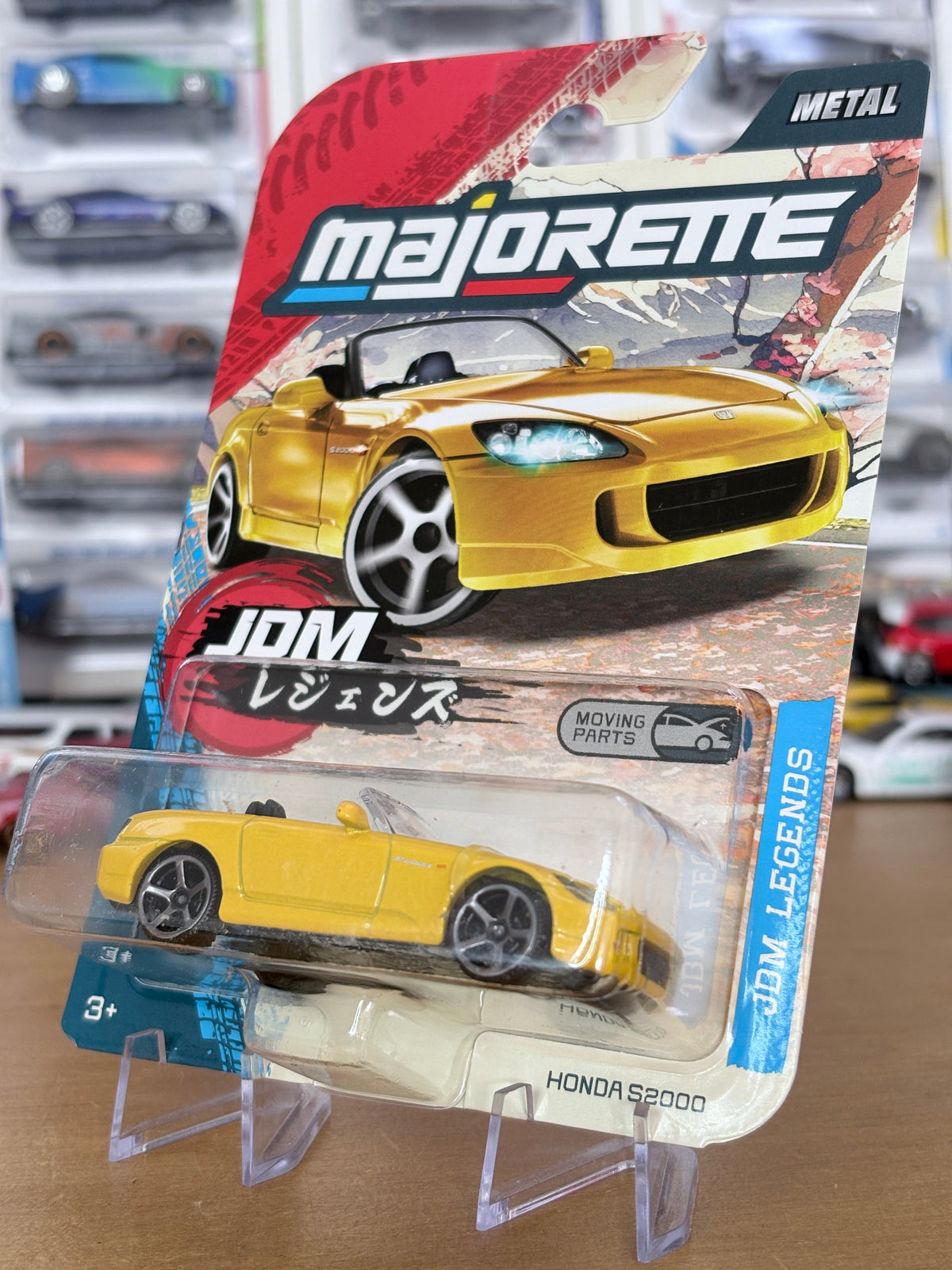 Majorette Honda S2000 | JDM Legends Premium (Yellow)
