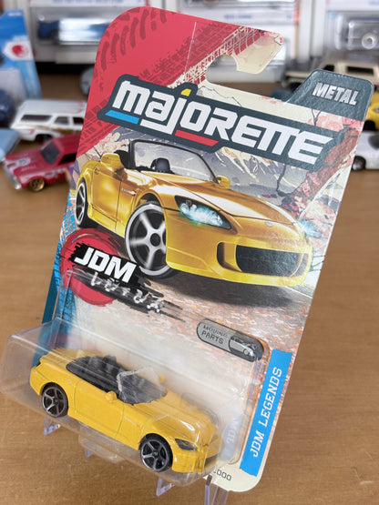 Majorette Honda S2000 | JDM Legends Premium (Yellow)