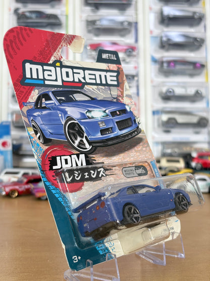 Majorette Nissan Skyline GT-R (34) | JDM Legends Premium Moving Parts (Blue)