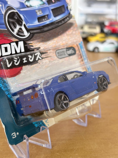 Majorette Nissan Skyline GT-R (34) | JDM Legends Premium Moving Parts (Blue)
