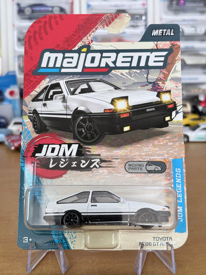 Majorette Nissan Toyota AE86 GT APEX | JDM Legends Premium Moving Parts