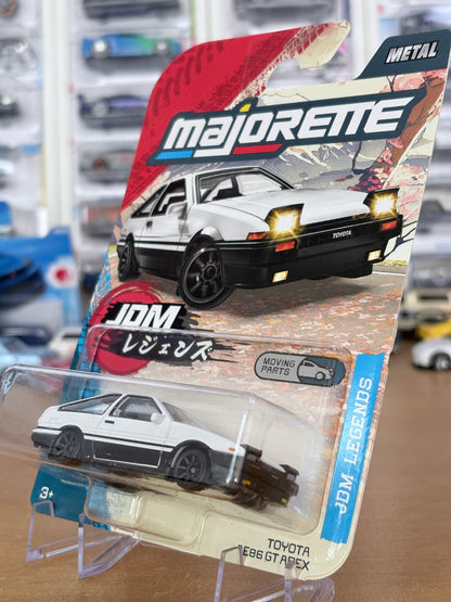 Majorette Nissan Toyota AE86 GT APEX | JDM Legends Premium Moving Parts