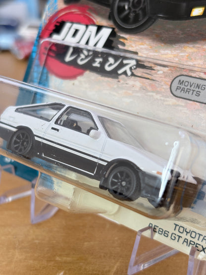 Majorette Nissan Toyota AE86 GT APEX | JDM Legends Premium Moving Parts