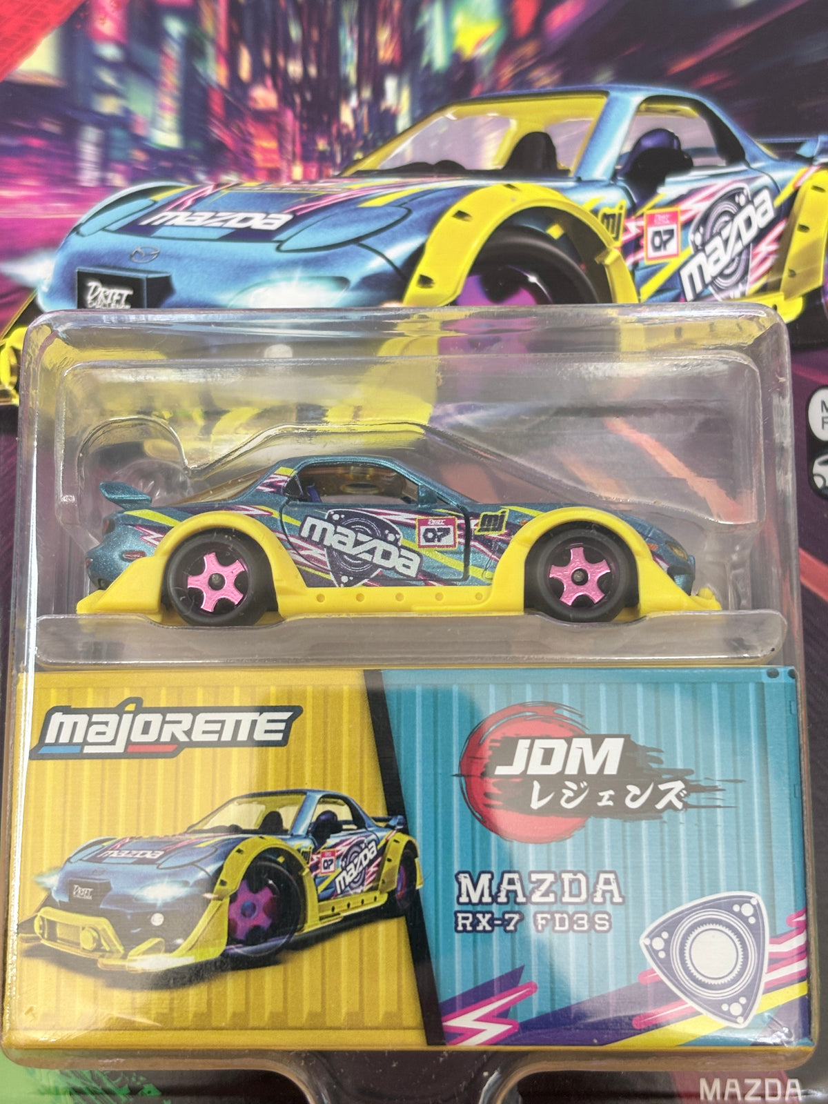 Majorette Nissan Mazda RX-7 FD35 | JDM Legends Deluxe Moving Parts
