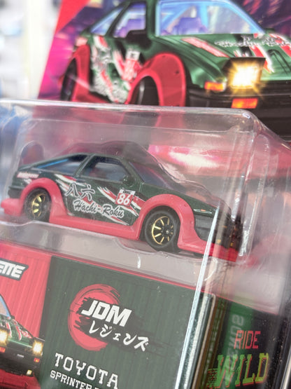 Majorette Nissan Toyota Sprinter Trueno AE86 | JDM Legends Deluxe Moving Parts