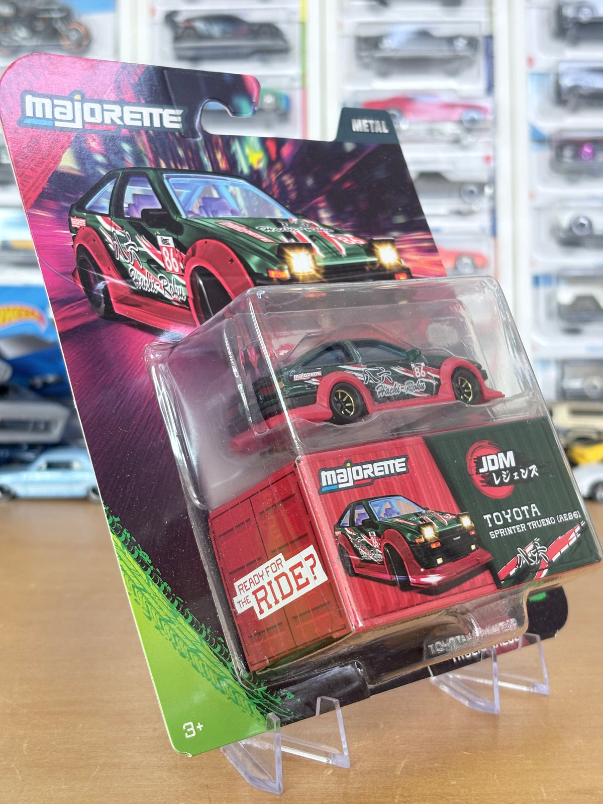 Majorette Nissan Toyota Sprinter Trueno AE86 | JDM Legends Deluxe Moving Parts
