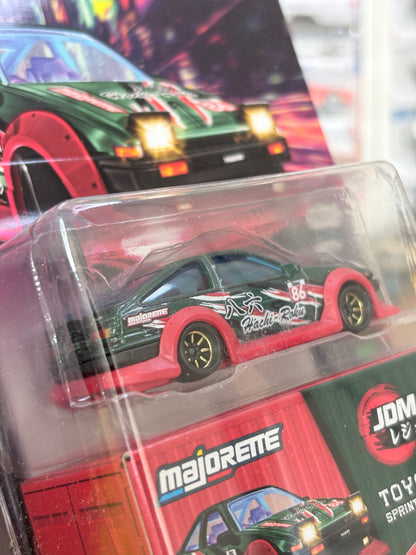 Majorette Nissan Toyota Sprinter Trueno AE86 | JDM Legends Deluxe Moving Parts
