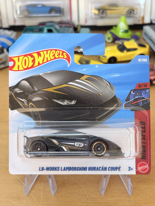 Hot Wheels Mainline | LB-Works Lamborghini Huracan Coupe | 2026 Nightspeed 8/10 (Short Card)