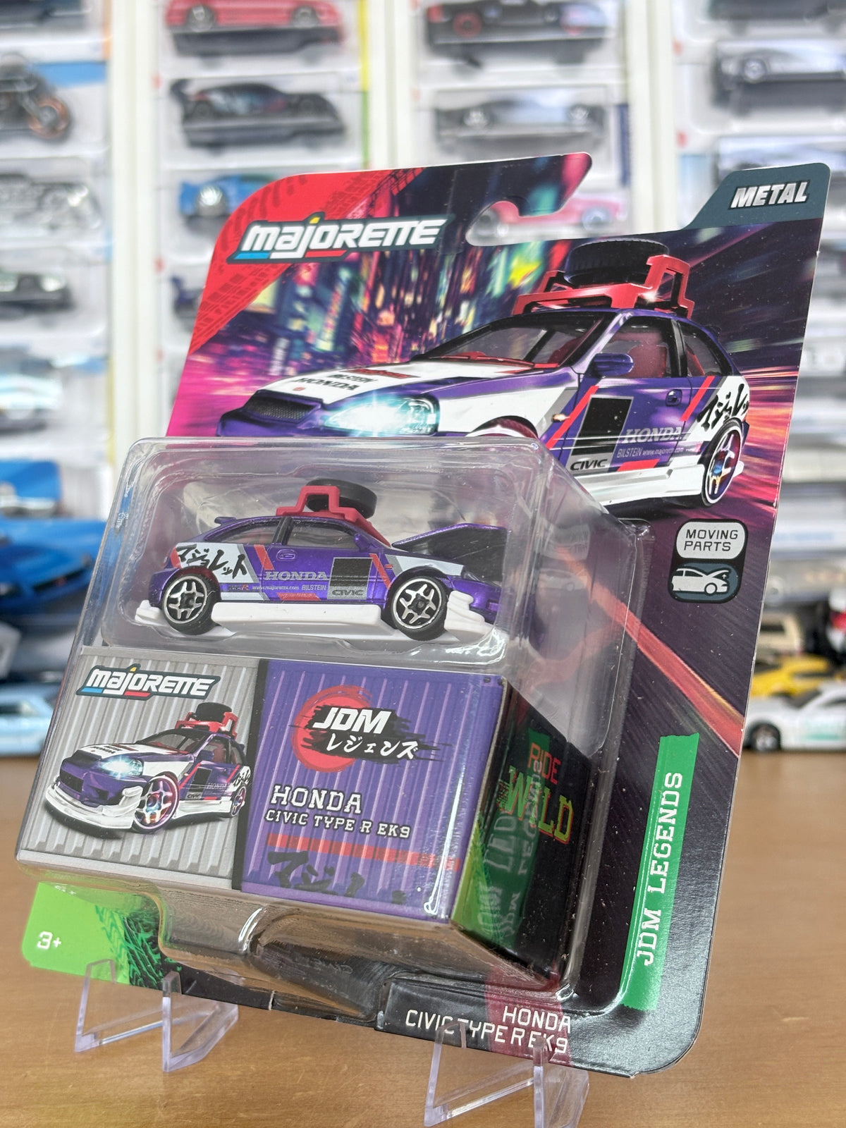 Majorette Nissan Honda Civic Type R EK9 | JDM Legends Deluxe Moving Parts