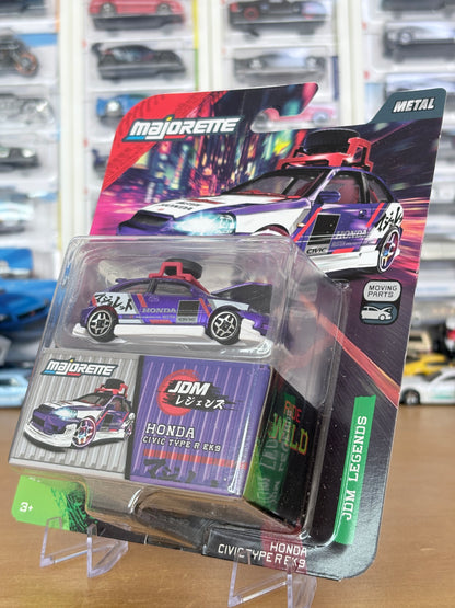 Majorette Nissan Honda Civic Type R EK9 | JDM Legends Deluxe Moving Parts