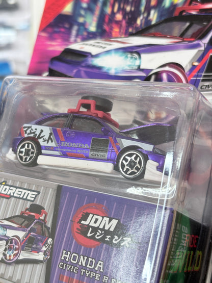 Majorette Nissan Honda Civic Type R EK9 | JDM Legends Deluxe Moving Parts