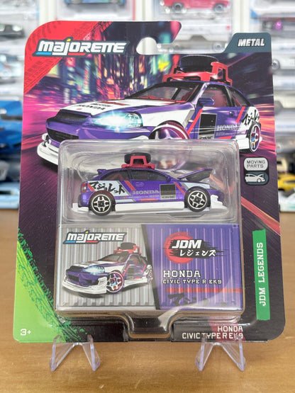 Majorette Nissan Honda Civic Type R EK9 | JDM Legends Deluxe Moving Parts