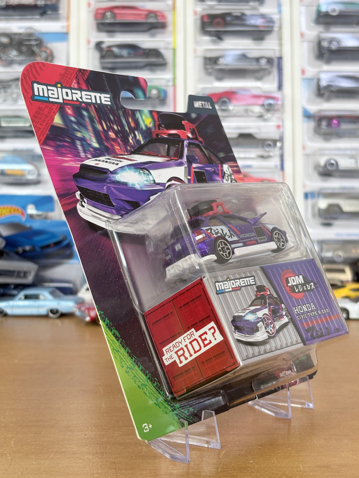 Majorette Nissan Honda Civic Type R EK9 | JDM Legends Deluxe Moving Parts