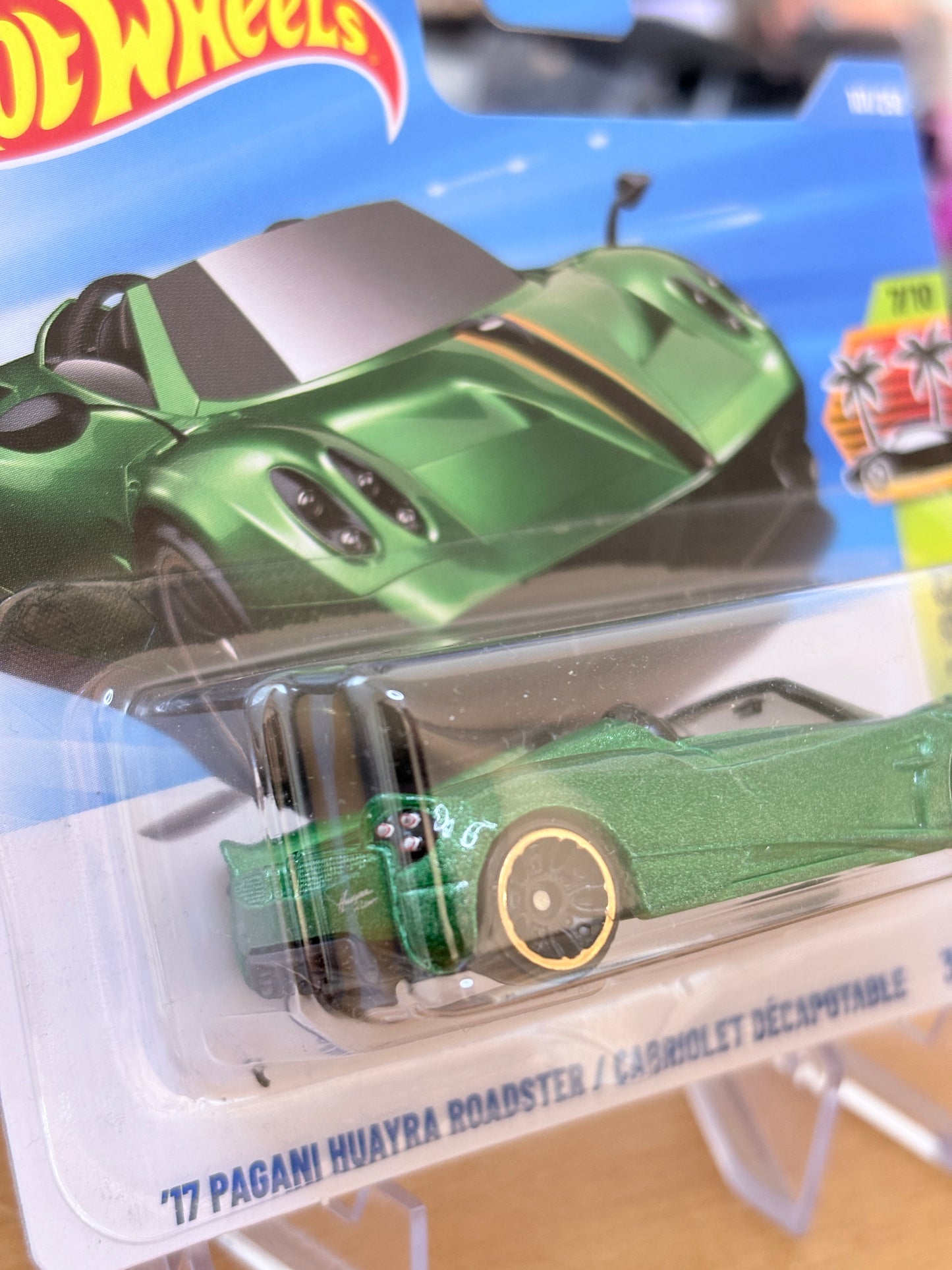 Hot Wheels Mainline | '17 Pagani Huayra Roadster | 2026 Exoticars 7/10 Short Card
