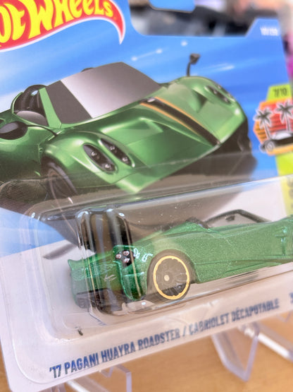 Hot Wheels Mainline | '17 Pagani Huayra Roadster | 2026 Exoticars 7/10 Short Card