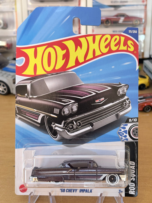 Hot Wheels Mainline | '58 Chevy Impala | 2025 Rod Squad 8/10
