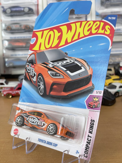 Hot Wheels Toyota GR86 Cup | 2025 HW Compact Kings 1/10 Short Card ORANGE