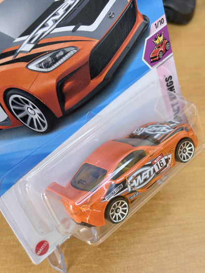 Hot Wheels Toyota GR86 Cup | 2025 HW Compact Kings 1/10 Short Card ORANGE