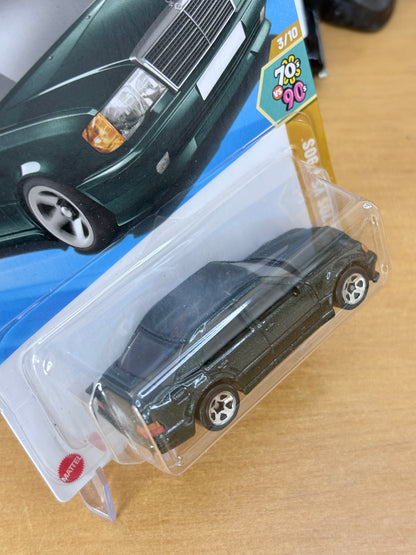 Hot Wheels Mainline / Mercedes-Benz 500 E / 2025 HW: 70's vs. 90's 3/10 Green