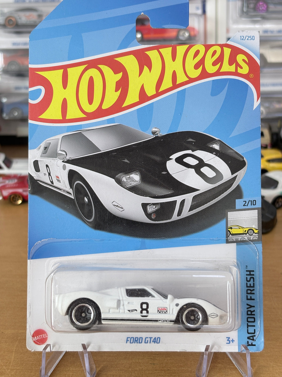 Hot Wheels Ford GT40 | 2024 Factory Fresh 2/10 Mainline White