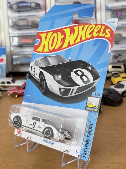 Hot Wheels Ford GT40 | 2024 Factory Fresh 2/10 Mainline White