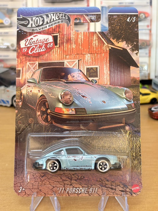 Hot Wheels Silver Series | '71 Porsche 911 | 2026 Vintage Club 4/5