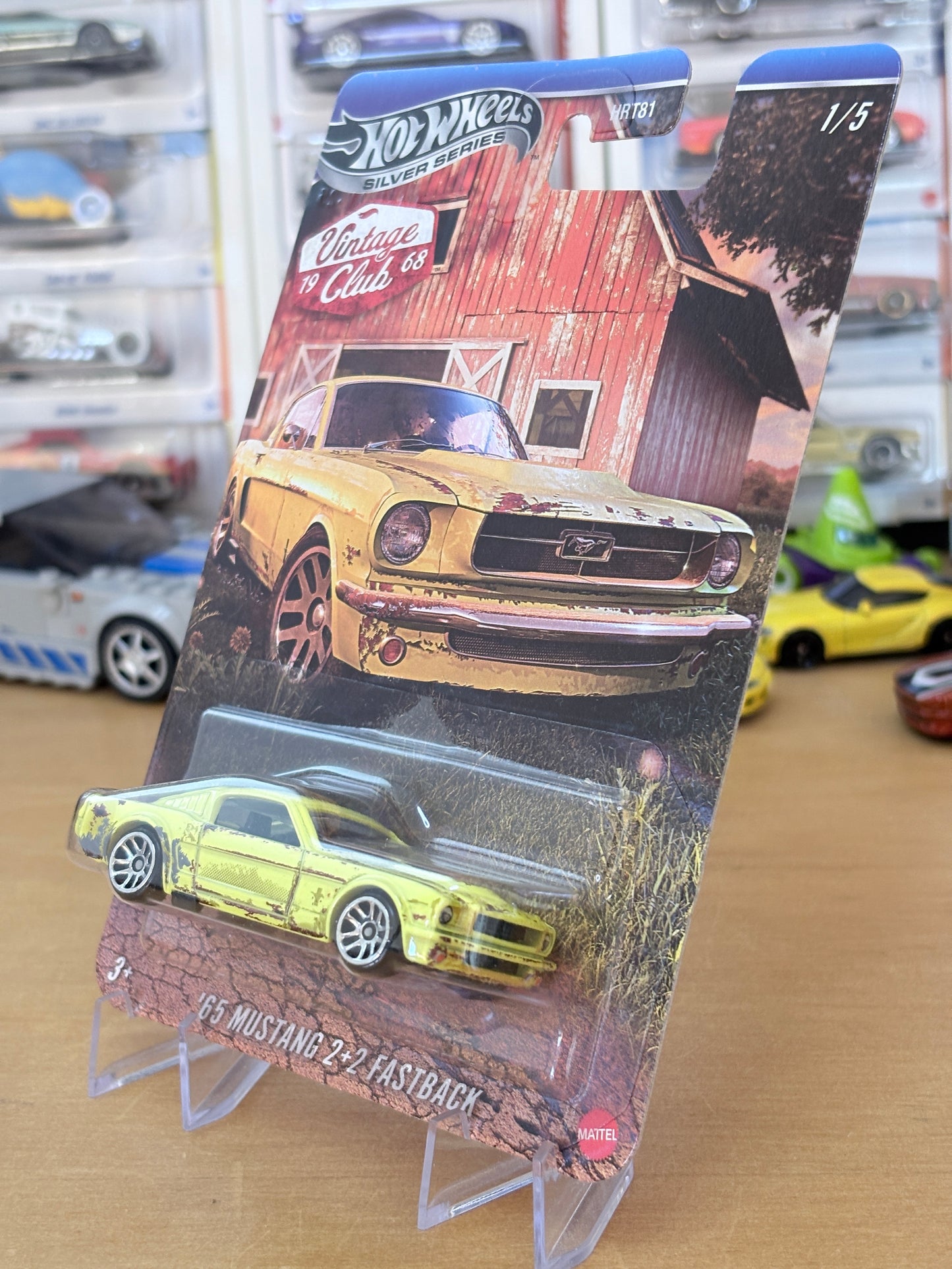 Hot Wheels Silver Series | '65 Mustang 2+2 Fastback | 2026 Vintage Club 1/5