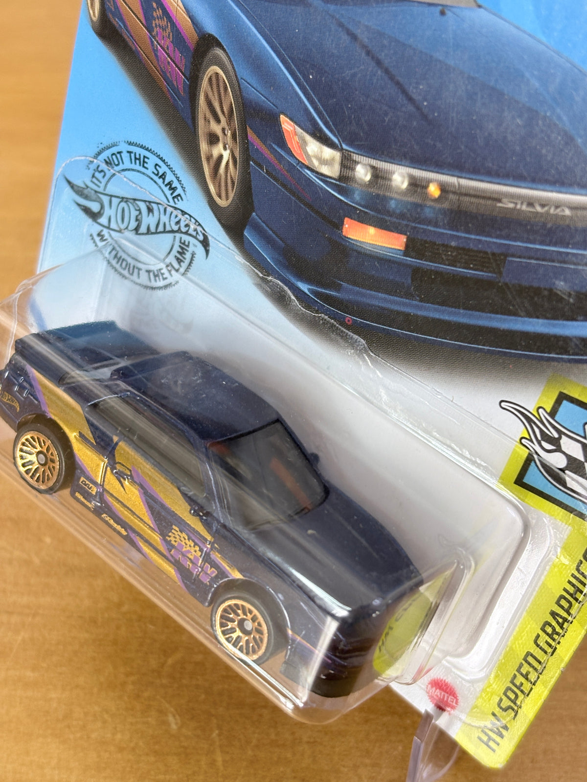 Hot Wheels Nissan Silvia (S13) | 2020 HW Speed Graphics 7/10 Mainline BLUE