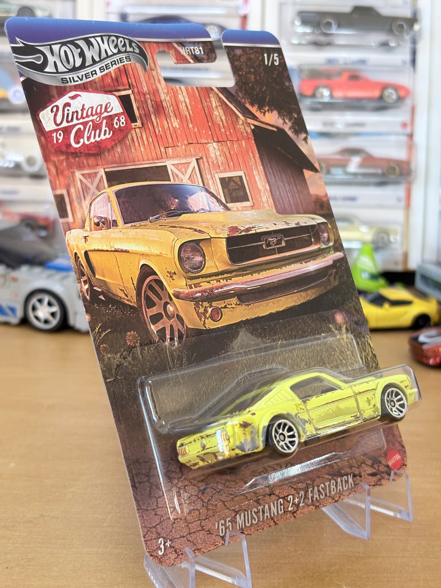 Hot Wheels Silver Series | '65 Mustang 2+2 Fastback | 2026 Vintage Club 1/5