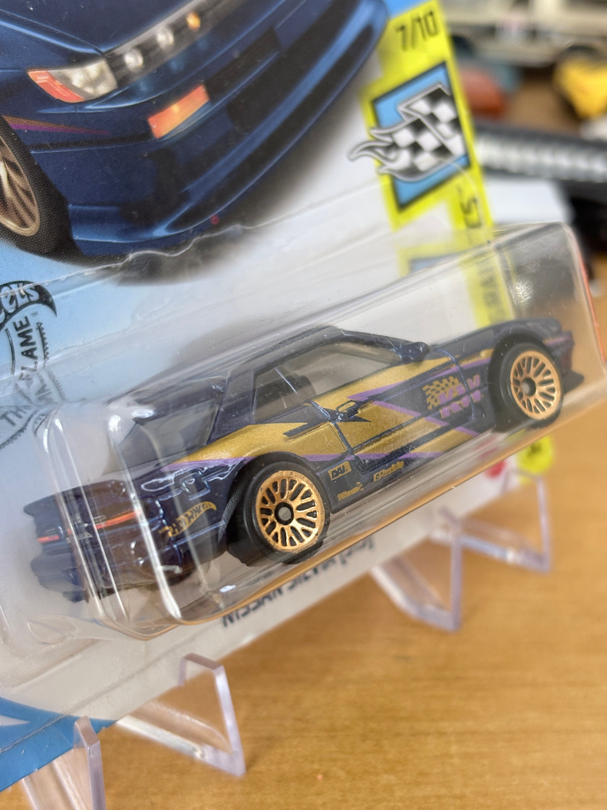 Hot Wheels Nissan Silvia (S13) | 2020 HW Speed Graphics 7/10 Mainline BLUE