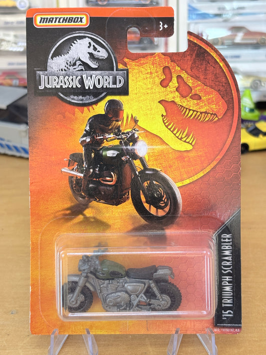 Matchbox Mainline | '15 Triumph Scrambler | Jurassic World