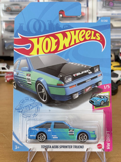 Hot Wheels Toyota AE86 Sprinter Trueno | 2021 HW Drift 1/5 Mainline