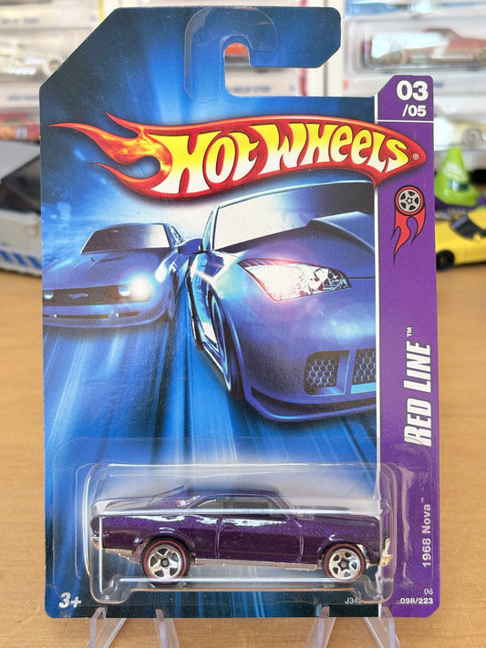 Hot Wheels Mainline | 1966 Nova | 2007 Red Line 03/05