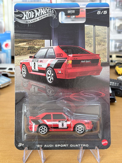 Hot Wheels Silver Series | '84 Audi Sport Quattro | 2026 Audi 5/5 Metal Base