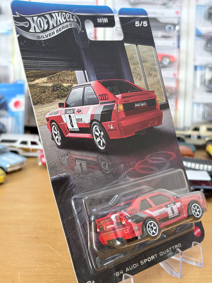 Hot Wheels Silver Series | '84 Audi Sport Quattro | 2026 Audi 5/5 Metal Base