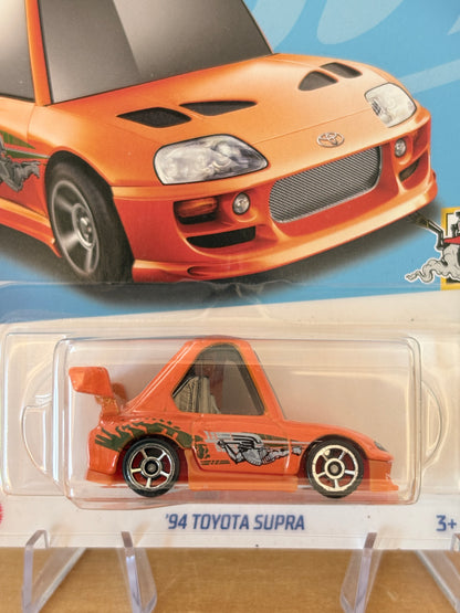 Hot Wheels Mainline / '94 Toyota Supra / 2023 HW Tooned 3/5 Fast and Furious