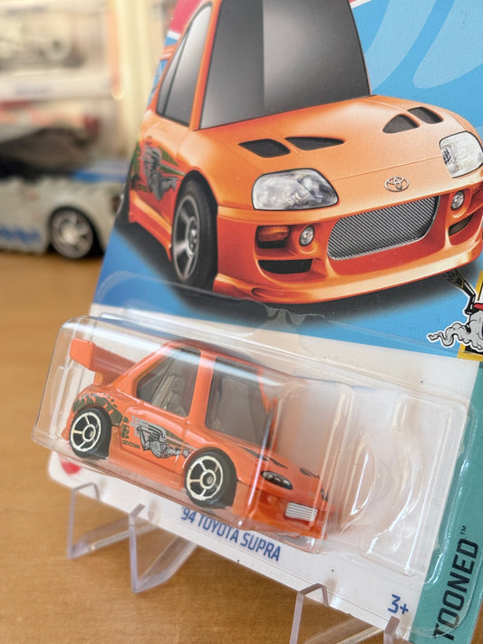 Hot Wheels Mainline / '94 Toyota Supra / 2023 HW Tooned 3/5 Fast and Furious