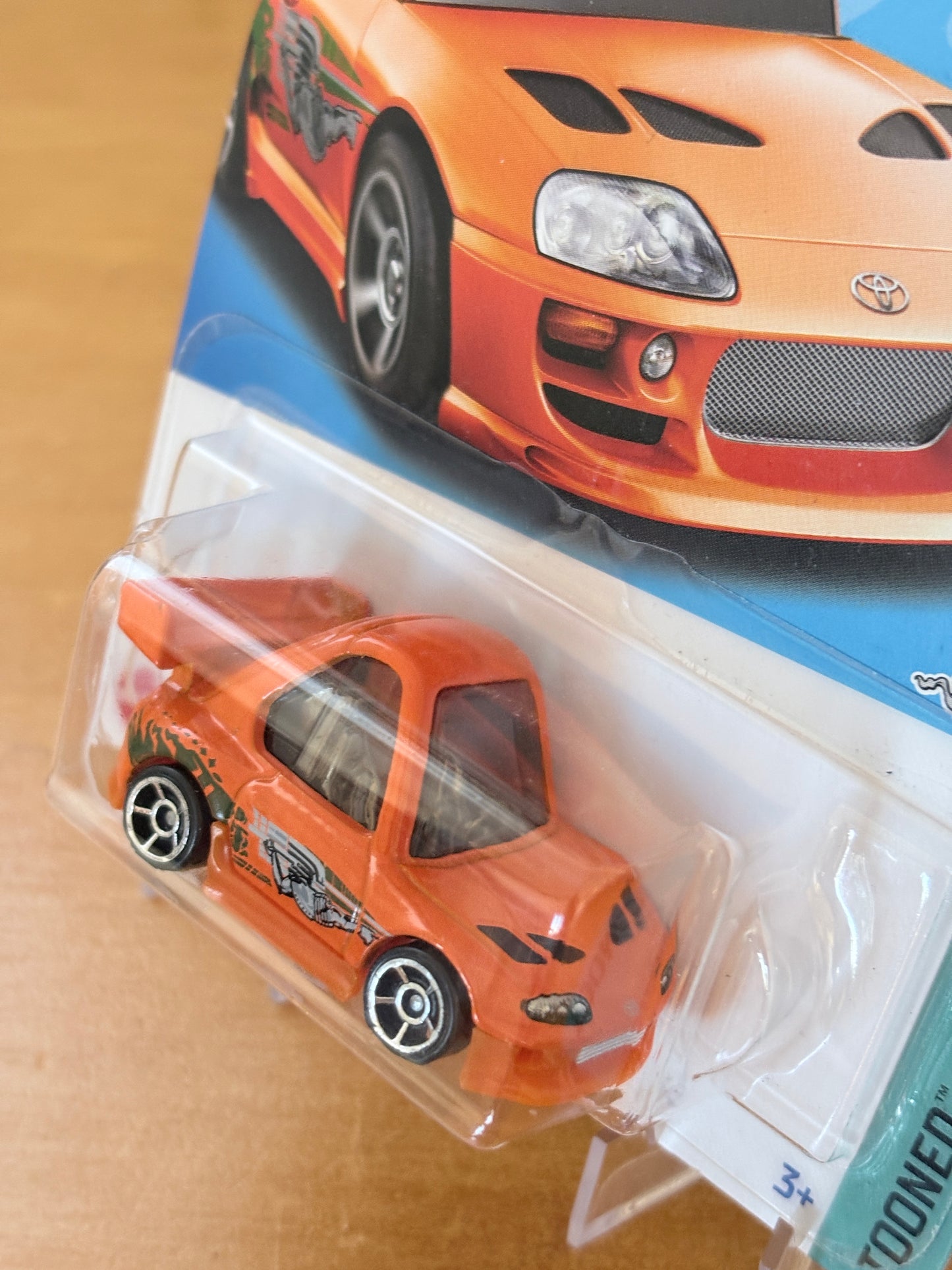Hot Wheels Mainline / '94 Toyota Supra / 2023 HW Tooned 3/5 Fast and Furious