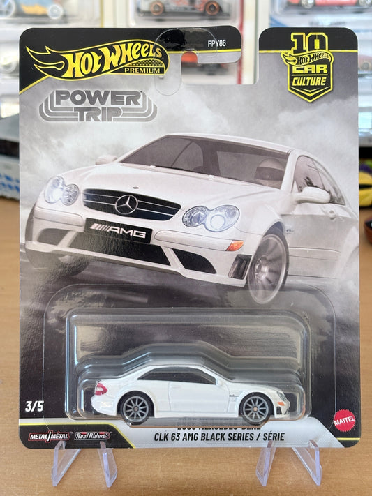 Hot Wheels Premium | 2008 Mercedes-Benz CLK 63 AMG Black Series | 2026 HW Car Culture Power Trip 3/5